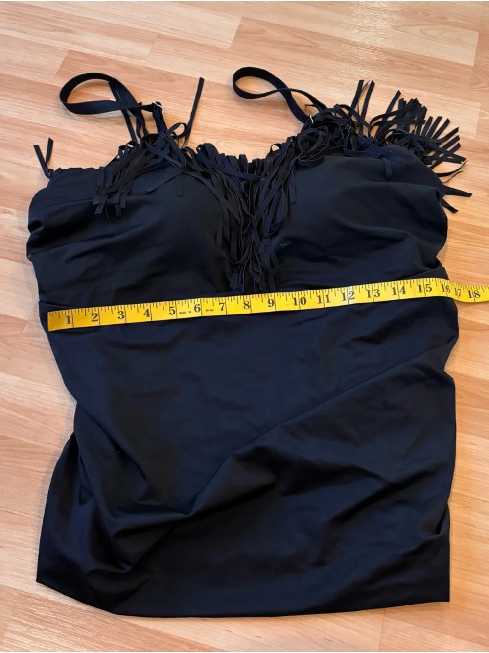Swimsuits for all Black 2 Piece With Fringes